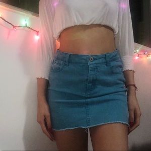 VINTAGE Cherokee denim skirt!